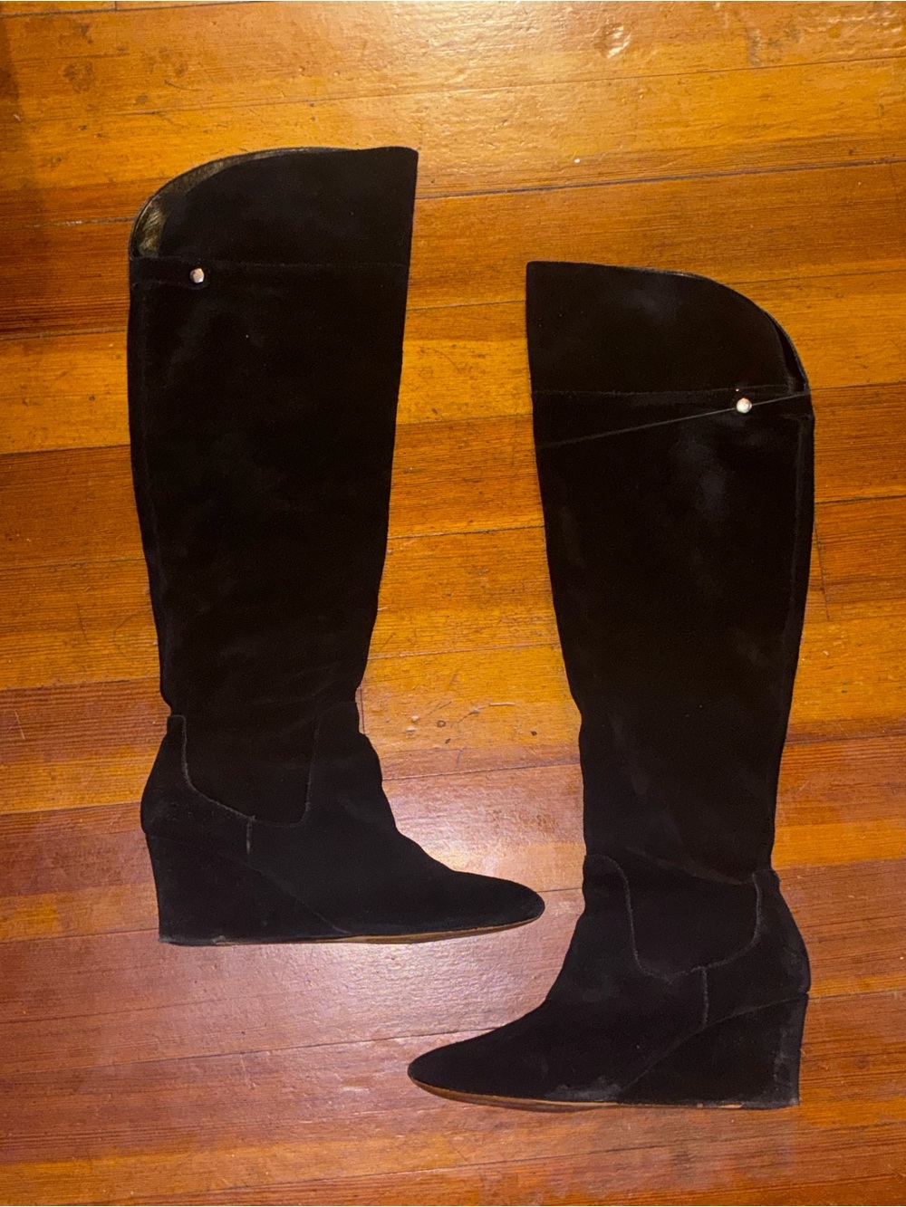Franco Sarto Suede Over the Knee Boots